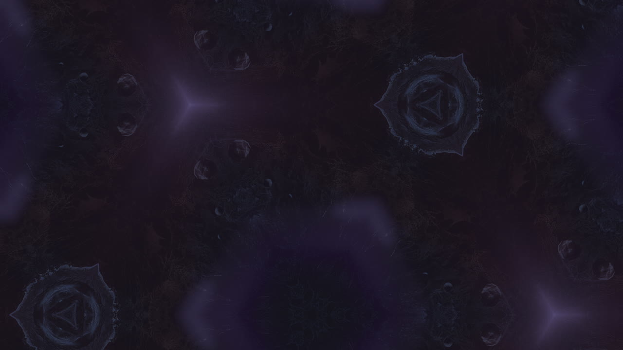 Abstract kaleidoscope animated pattern