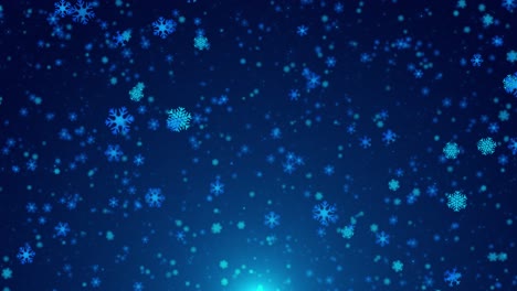 blue snow particles gracefully moving upward create surreal floating effect use of this footage