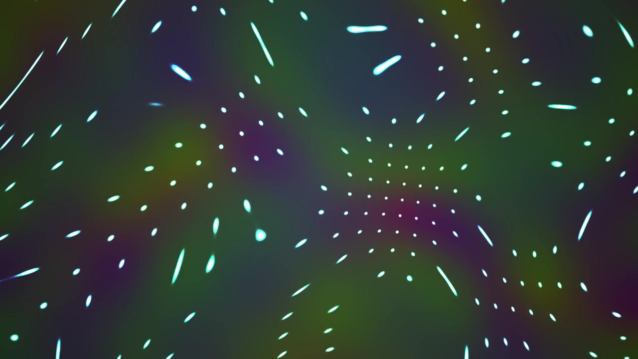 Dynamic Abstract Background with Glowing Dots and Lines