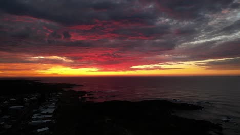 sunrise at anna bay port stephens australia