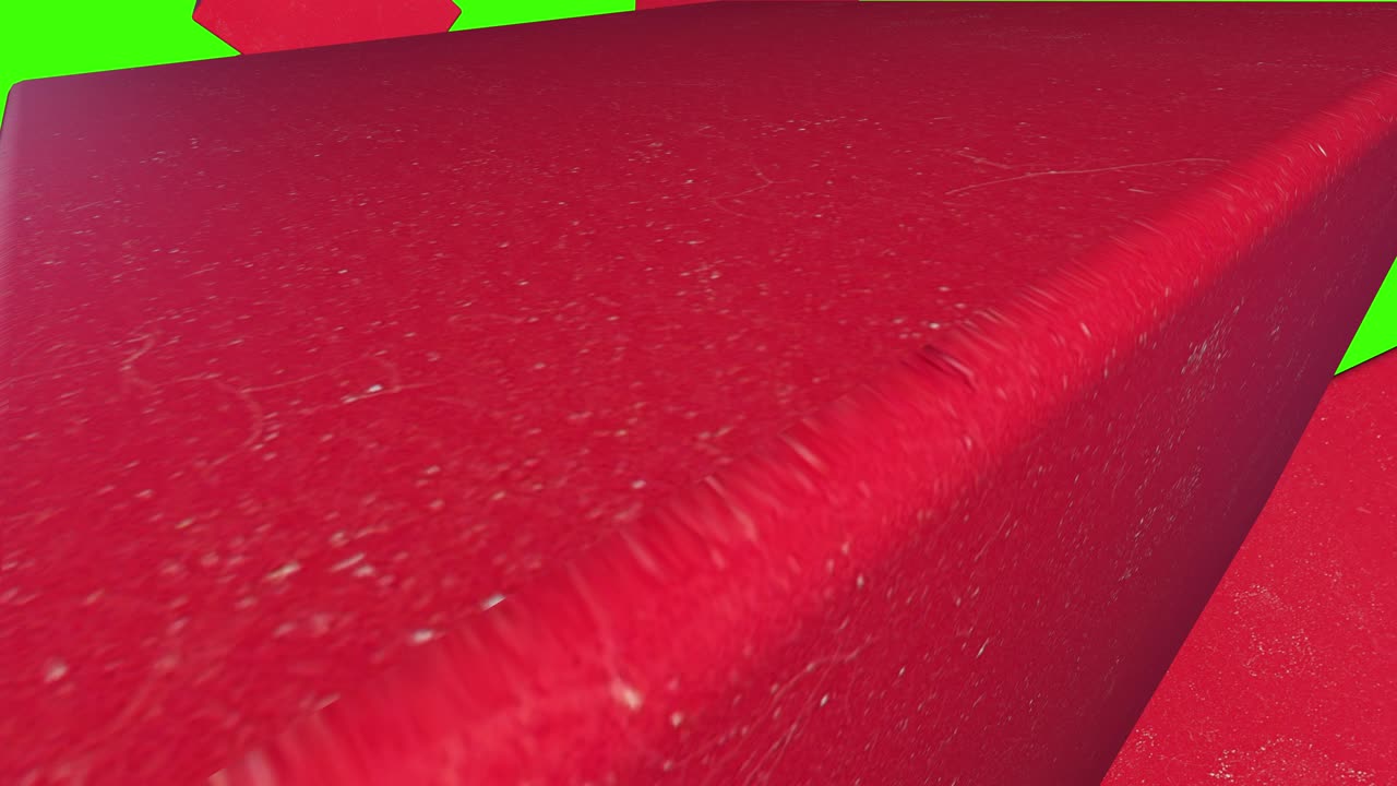 추상적인 크리에이티브 3d 박스 트랜지션 마스크, 그린 스크린, 알파 채널 박스