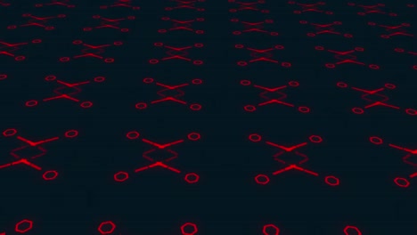 animación de movimiento retro hipnótico