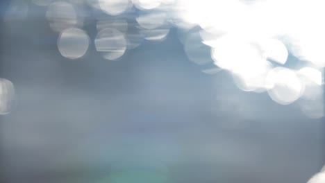 fondo bokeh resplandor en el agua