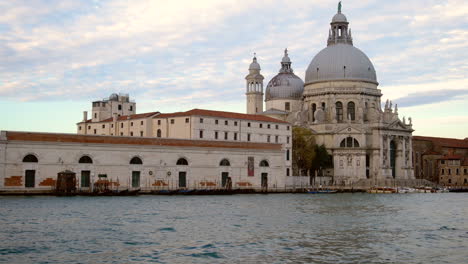 venice grand canal skyline in italy