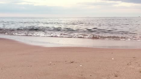 view from below of the sea