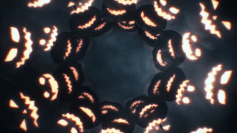 Halloween-Background-with-Pumpkin-TunnelHalloween-background-with-pumpkin-tunnel-is-a-mysterious-background-looped-for-horror-or-halloween-projects.-4K-UHD-,-25-fps