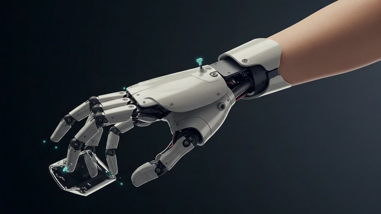 A Pioneering Robotic Hand Demonstrating Advanced Biomechanics and Functionality: A Visual Exploration of Future Technologies in Robotics and Artificial Limbs