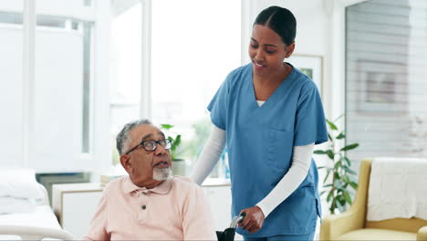 Healthcare,-nurse-and-old-man-in-wheelchair