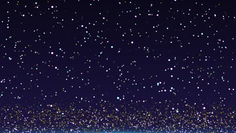colorful starry night sky