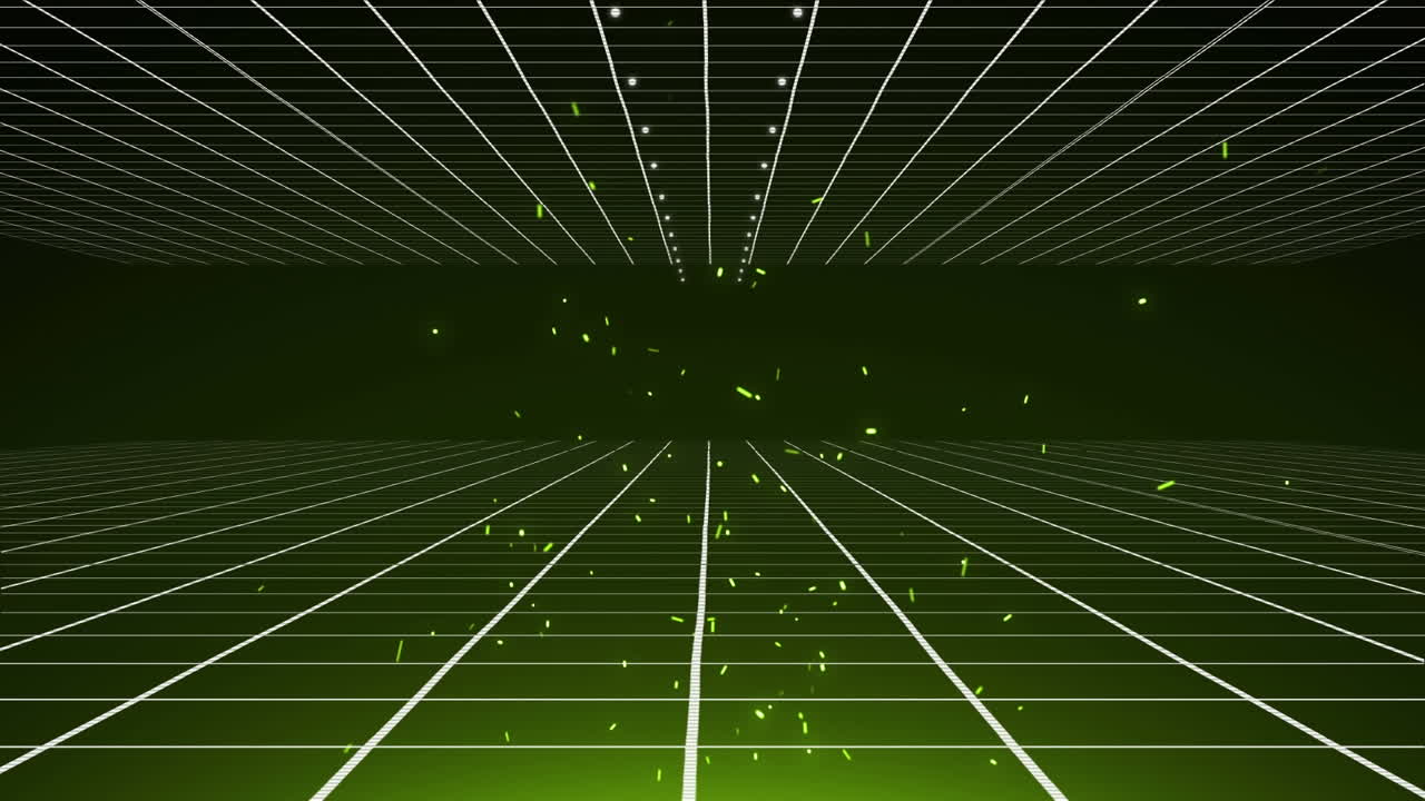 animación de confeti cayendo sobre la codicia sobre un fondo negro