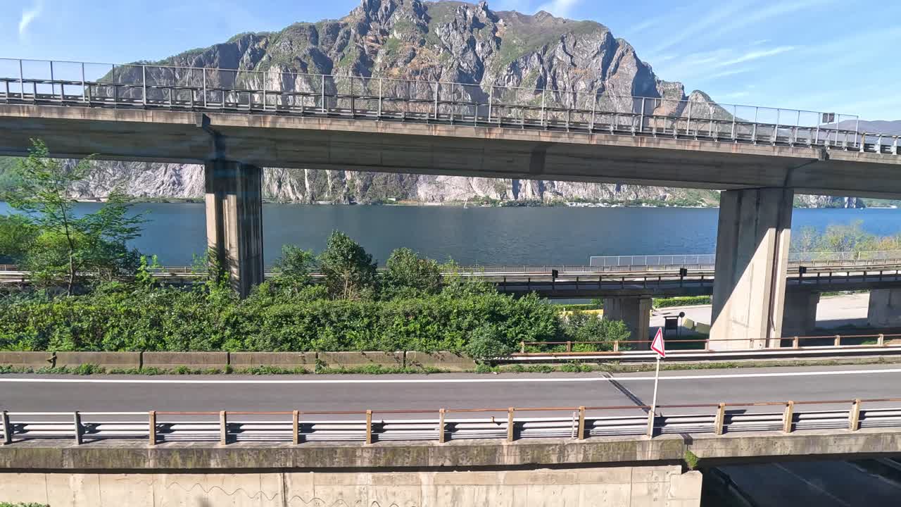 밀라노의 풍경과 인프라를 보여주는 열차 여행