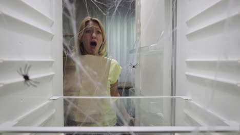 a spooky refrigerator surprise