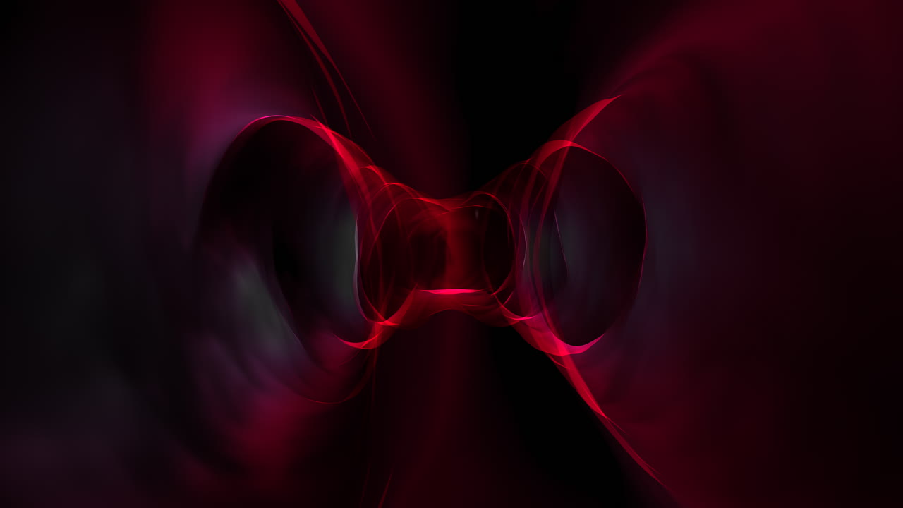Swirling red and black vortex digital 3d artwork