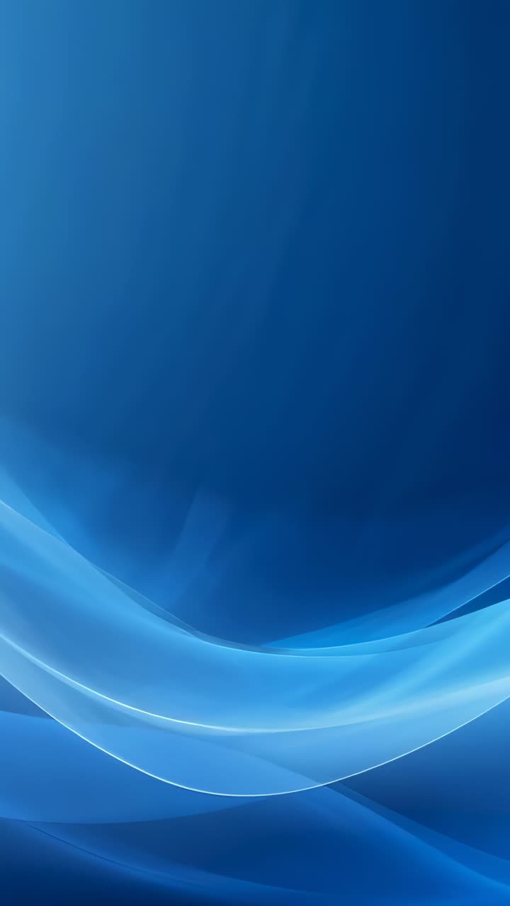 Vertical video: Powering on, device screen displaying deep blue ...
