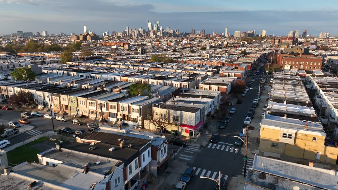 미국의 가난한 주택 커뮤니티의 빈곤 테마