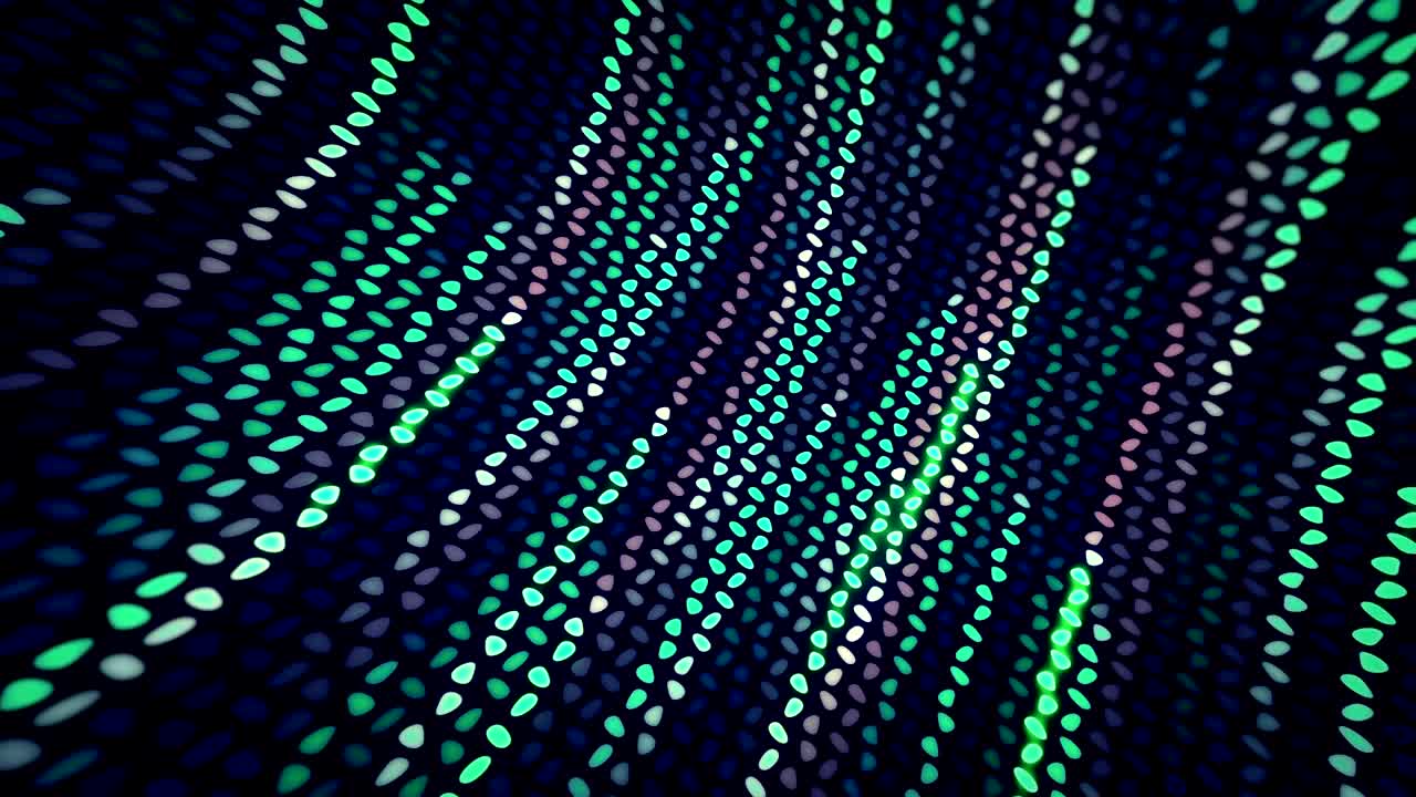 patrón de puntos sin costuras. bucle de fondo de movimiento de medio tono abstracto.