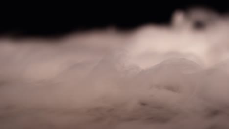 dry ice smoke clouds