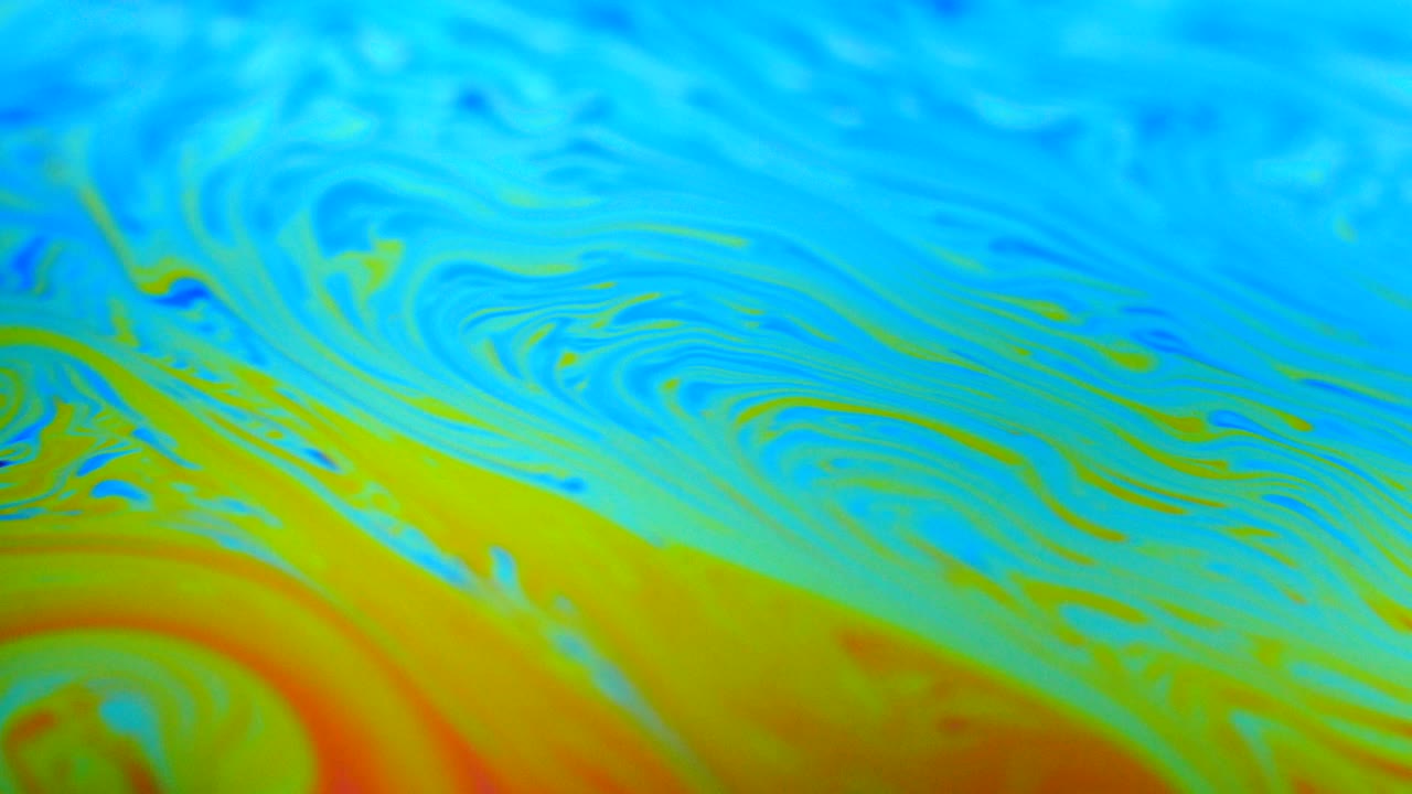 colores en movimiento, efecto líquido, burbujas de jabón