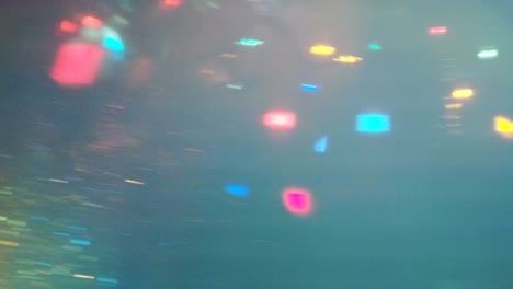 fugas de luz de la discoteca