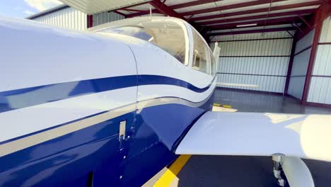 private pilot pulls piper cherokee 180 from the hangar