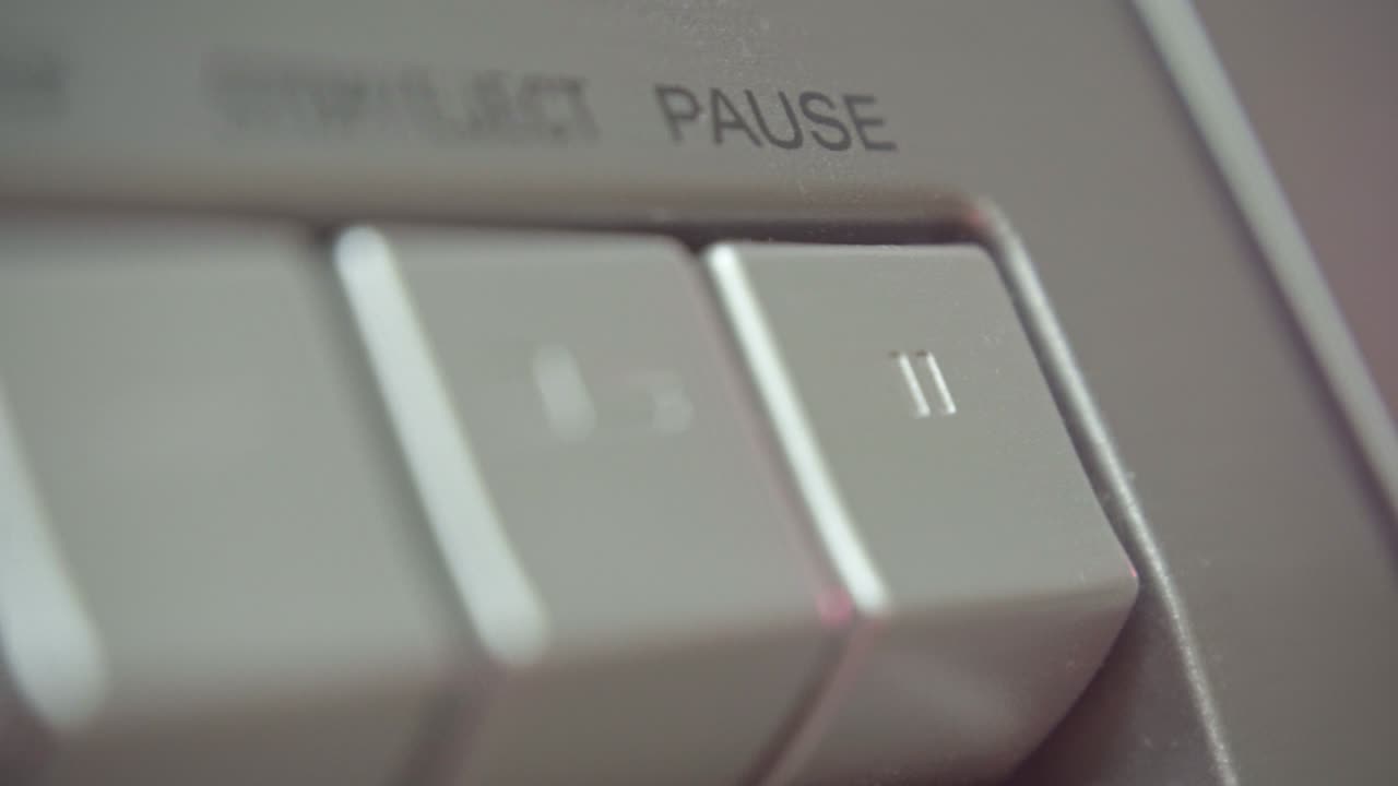 se reprodujo una cinta de cassette de audio