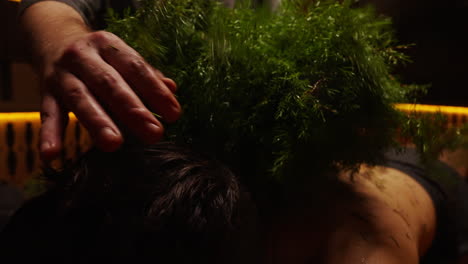herbal sauna treatment