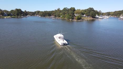 A-boat-on-its-way-back-to-the-dock-after-being-out-on-the-Chesapeake-Bay