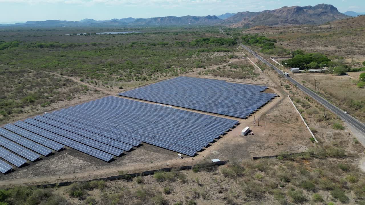 Solar Energy Plant in Arid Zone, Renewable Power Technology, Honduras