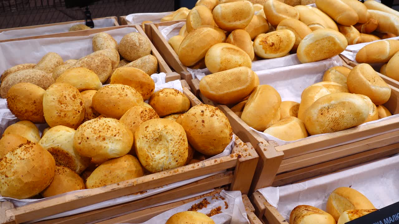 Panaderías de productos de panadería. Sesión de fotos de comida.