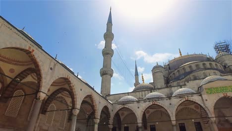 blue mosque (sultan ahmed mosque) in istanbul, turkey