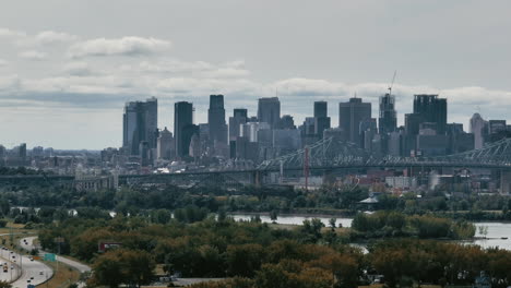 travel and tourism in montreal summertime aerial