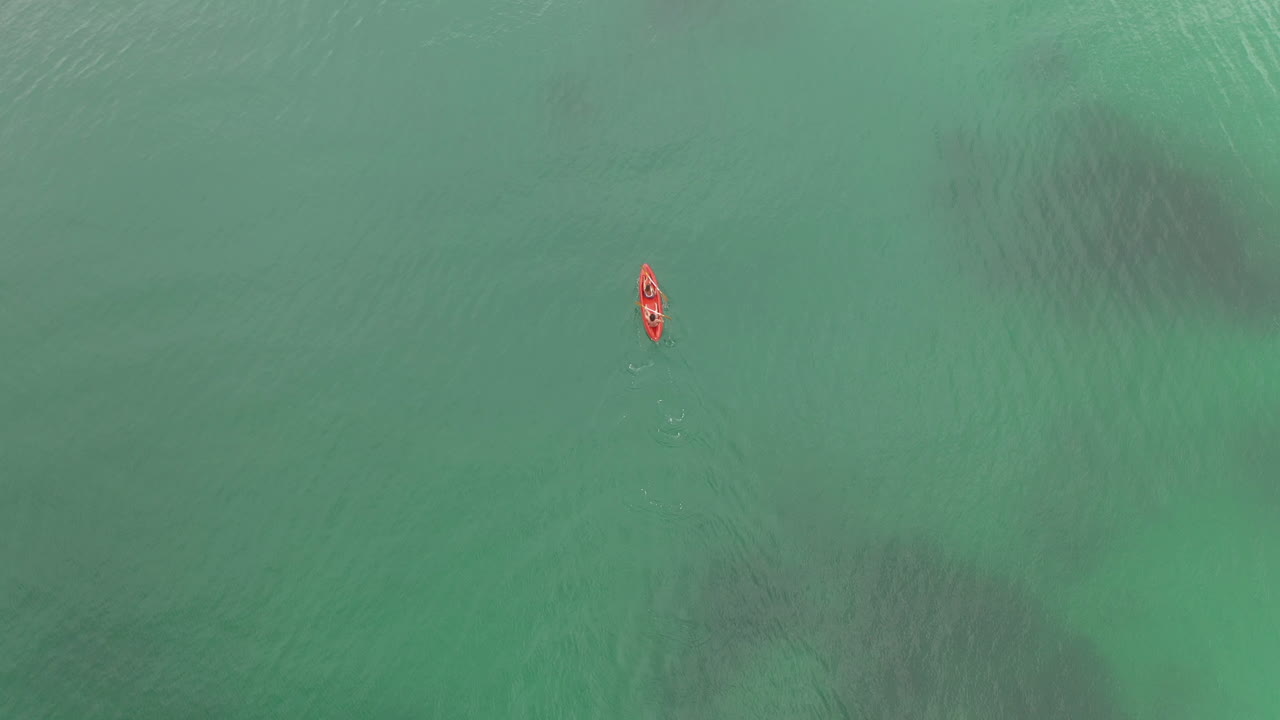 Kayaker in the Ocean