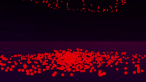 puntos rojos fondo abstracto