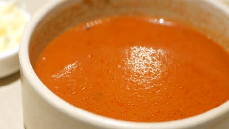 bowl of tomato soup