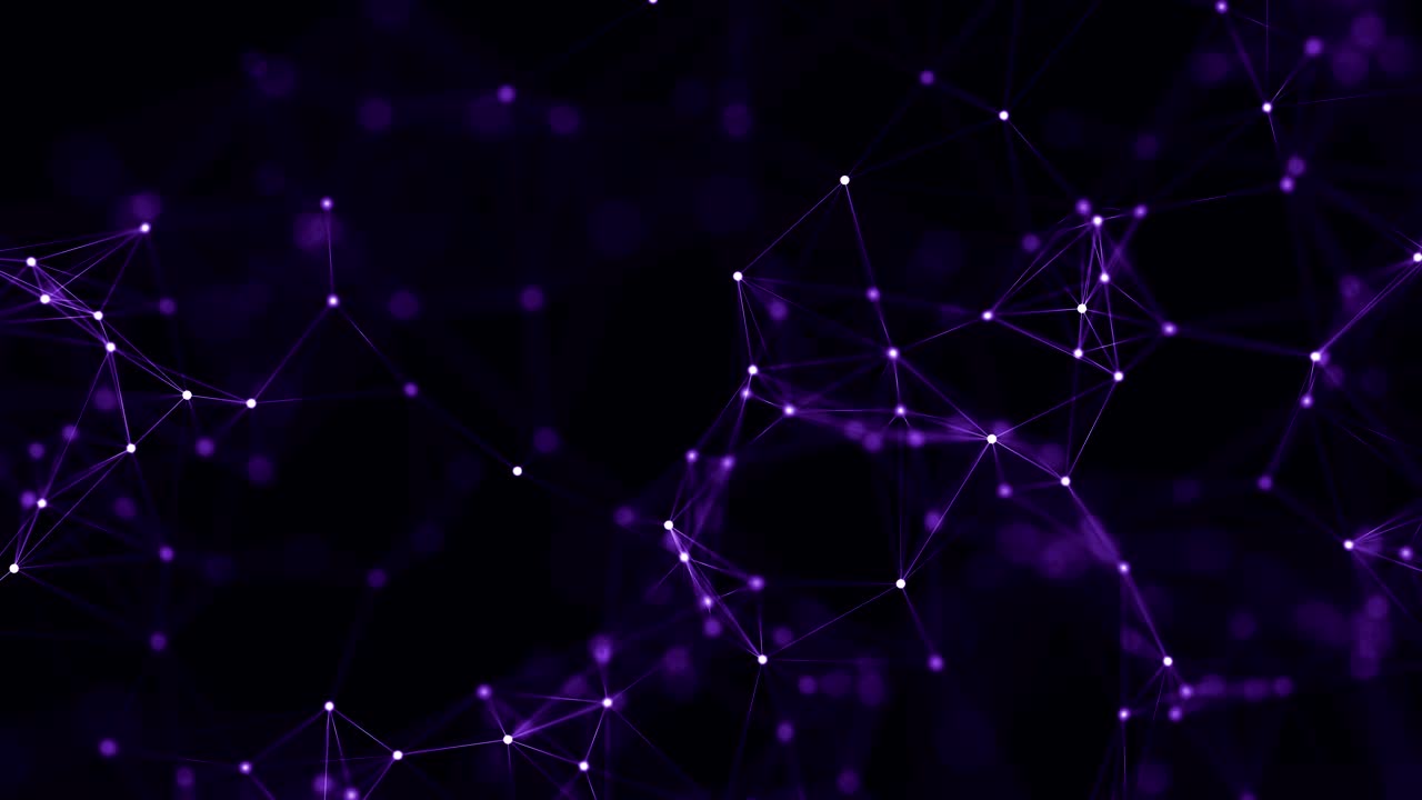 fondo geométrico de color de bucle abstracto con líneas y puntos