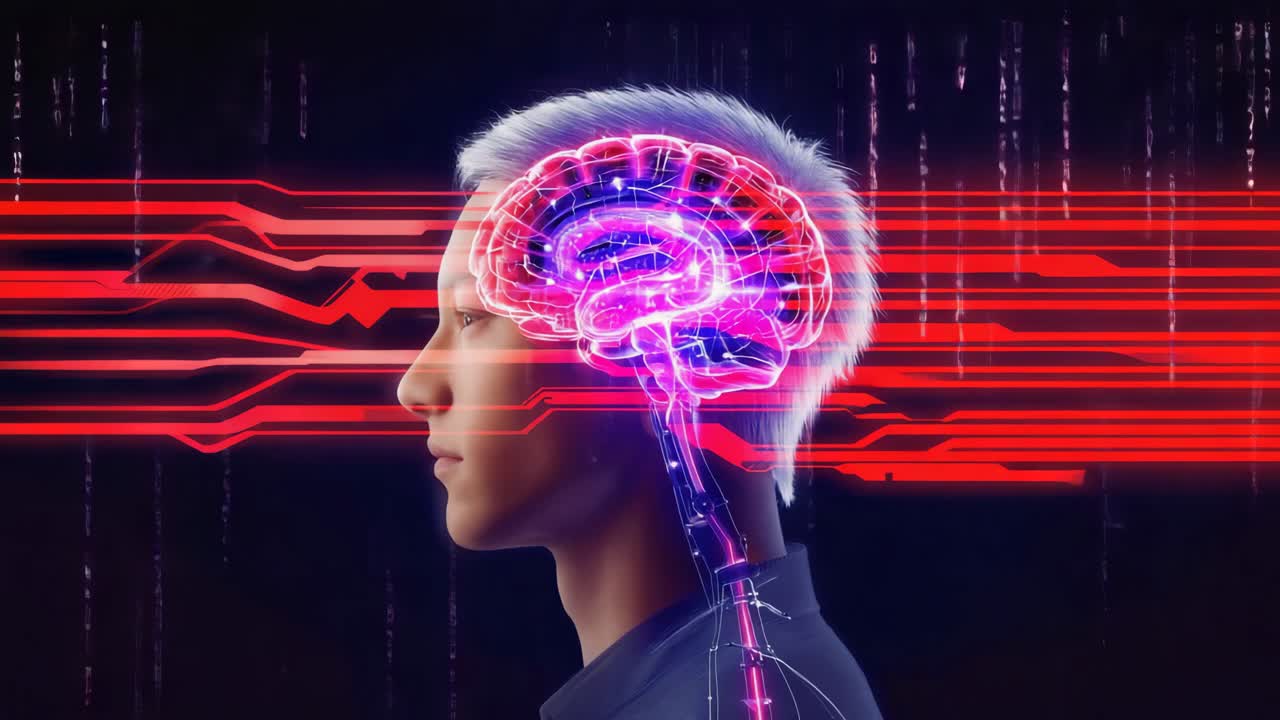 Human Brain Digital Art