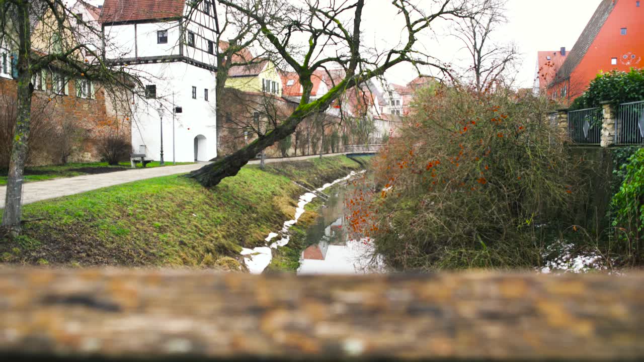겨울에 매력적인 유럽 도시