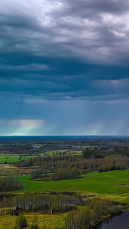 timelapse of vast landscape under dramatic sky, showcasing nature's beauty
