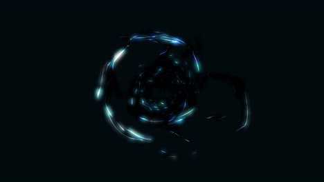 abstract loopable background with gold dark energy. v9