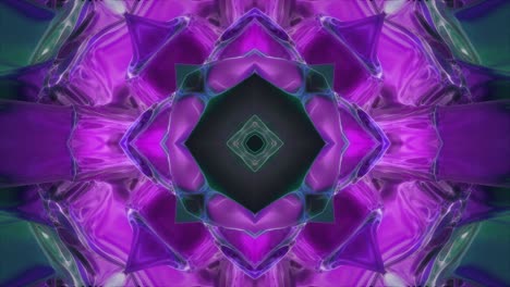 fondo de caleidoscopio con líneas de colores y formas geométricas