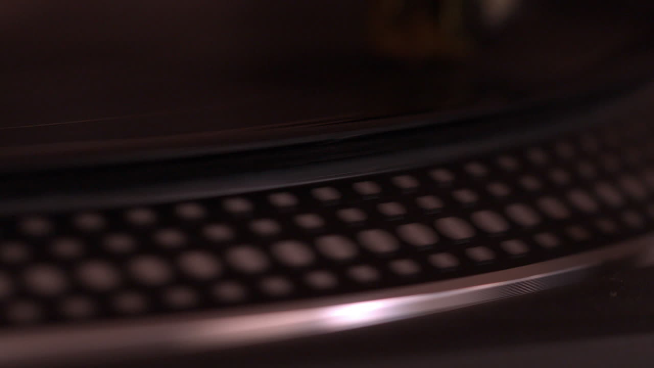 레코드 플레이어 회전