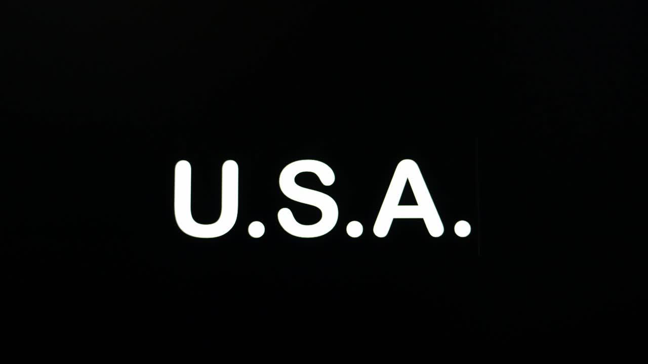 escribiendo en la pantalla con un párrafo intermitente que forma la palabra u