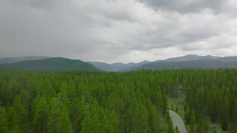 Sturm-über-Dem-Türkisfarbenen-See-In-Leadville-Colorado-Antenne