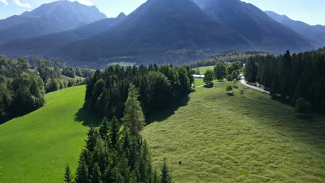 Montañas-De-Los-Alpes-Cinematográficos-En-Alemania