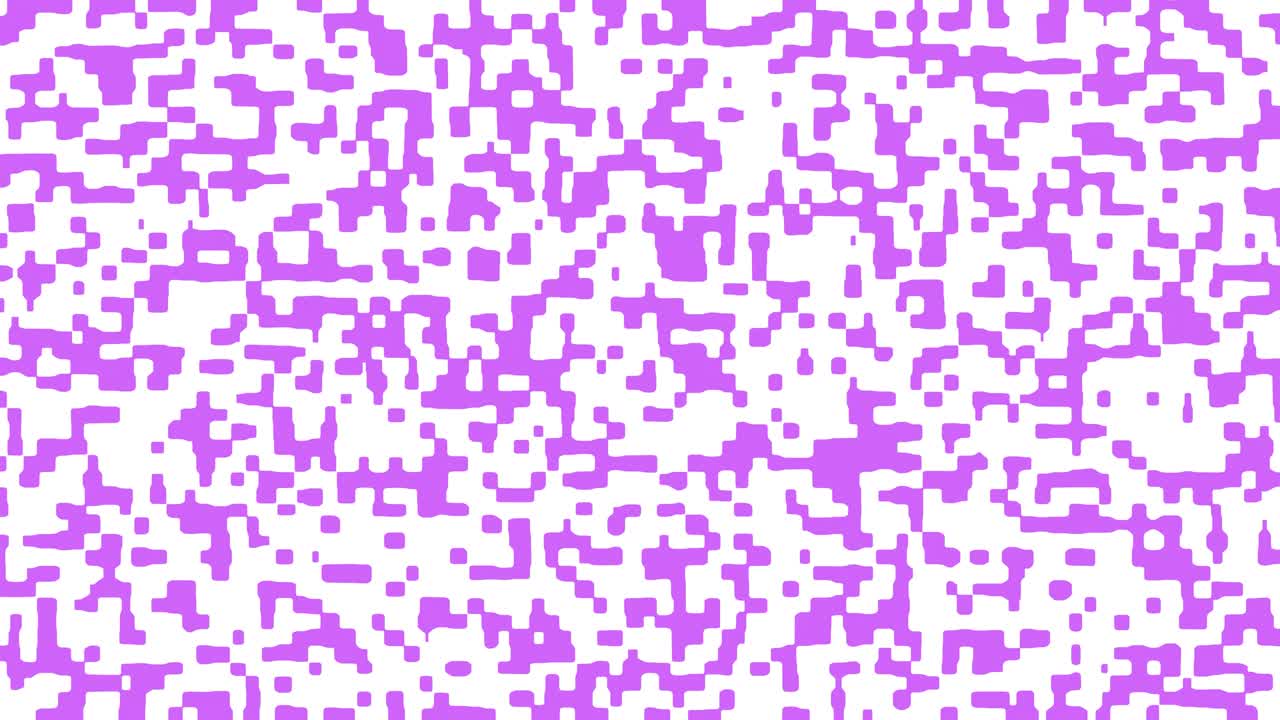 Abstract animation of pink shapes moving on white background. Seamless loop animated background, wallpaper.