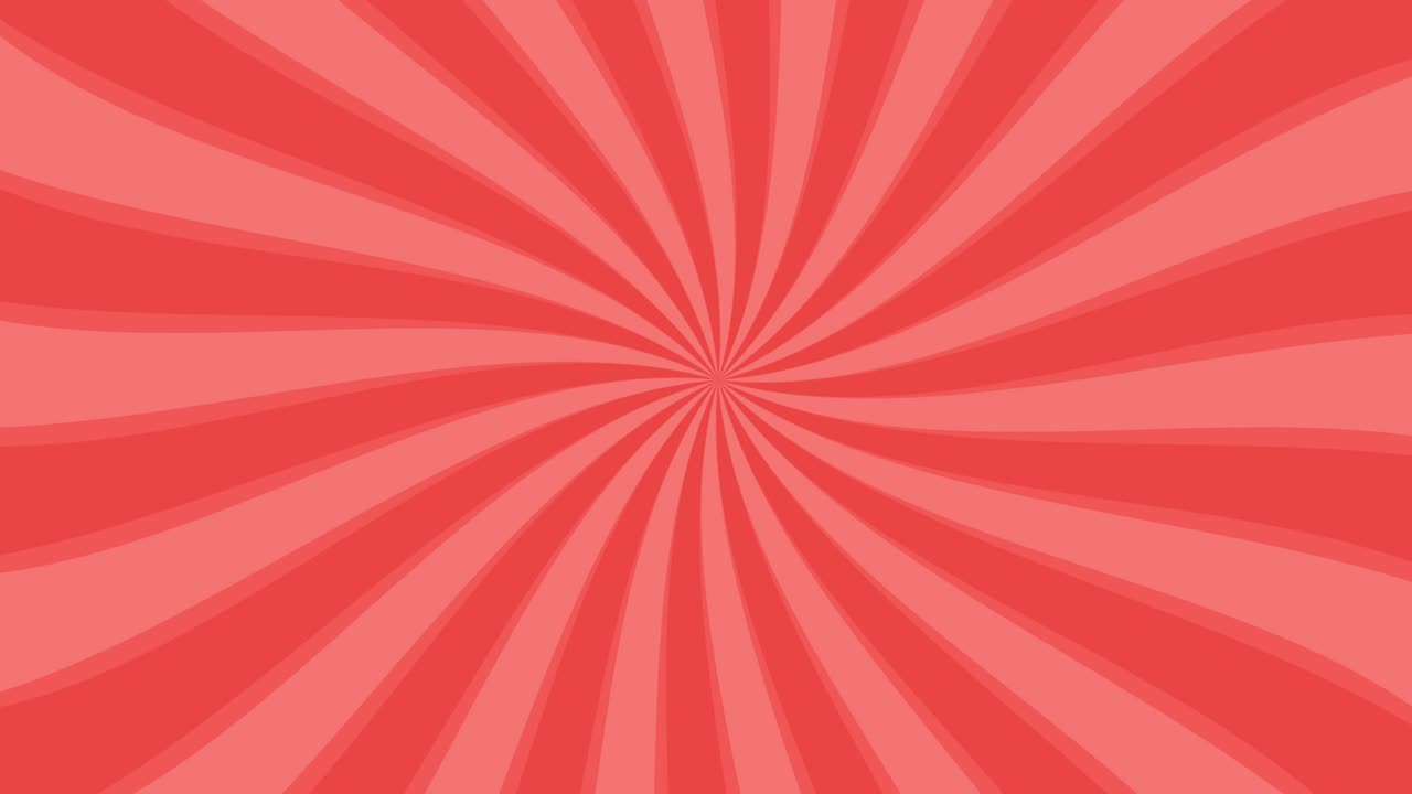 파동하고 회전하는 빨간색 농도 선과 효과 배경으로 루프 애니메이션