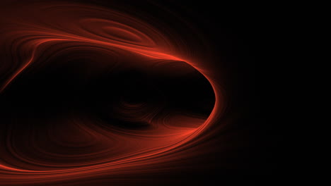 Abstract-red-tunnel-with-gradient-waves-on-wall