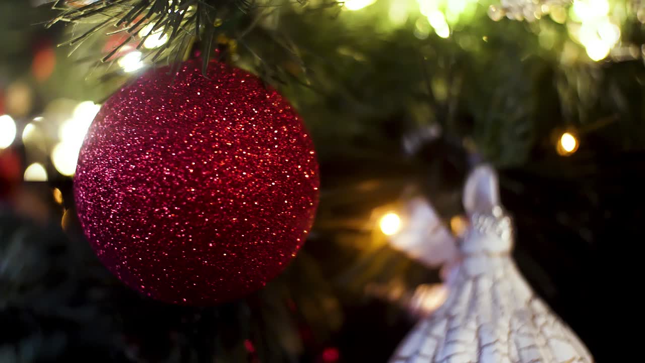 Árbol de navidad decorado