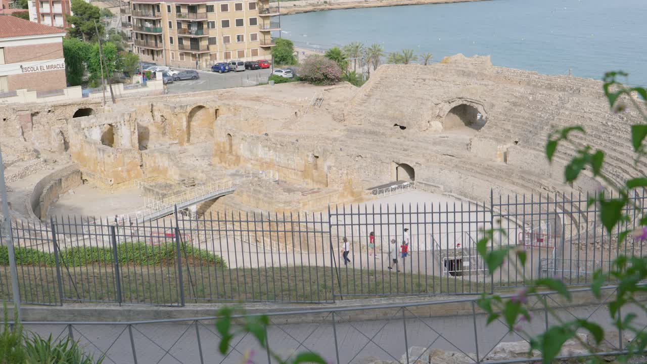 el antiguo anfiteatro de tarragona, españa