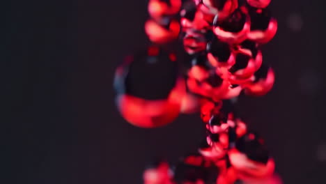 red liquid bubbles